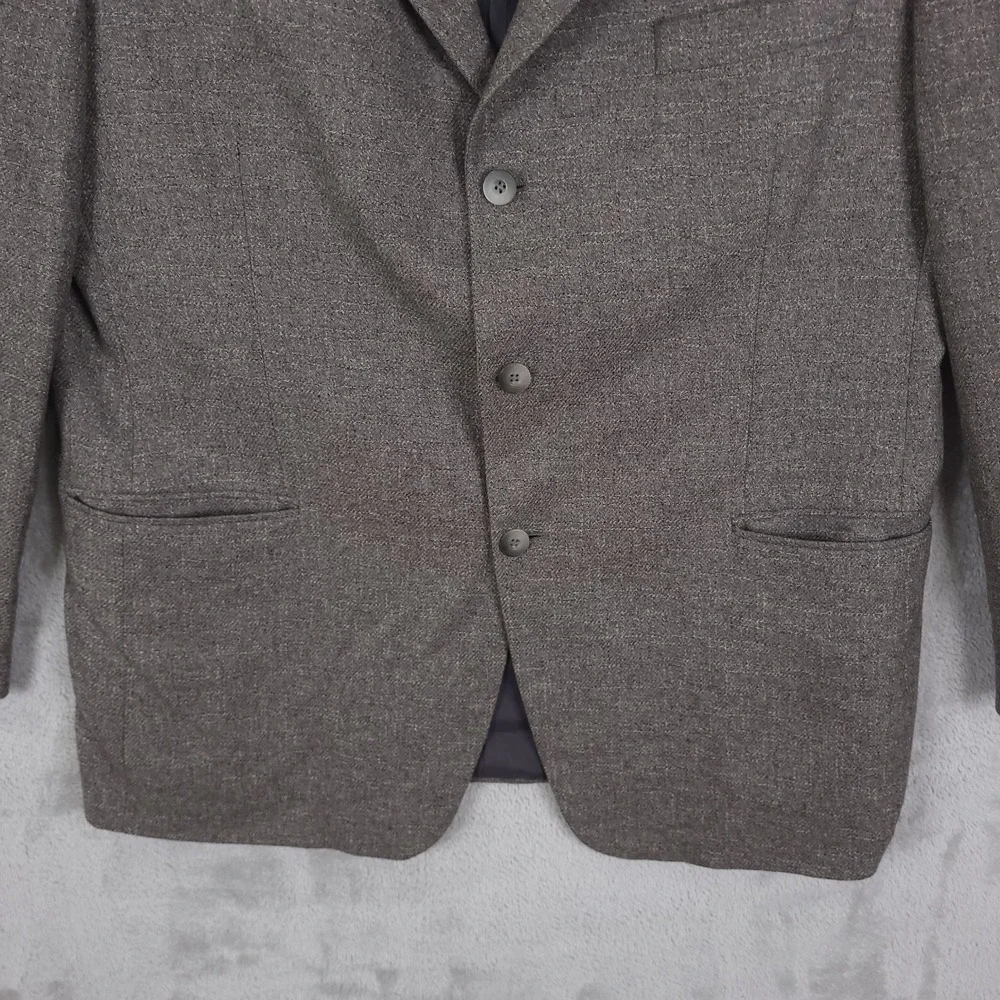 Ermenegildo Zegna Nordstrom Blazer %100 Cashmere Sport Coat Size 48 Canada Union